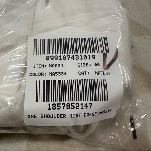 Madewell lighthouse One-Shoulder Midi Dress - Picture 6 of 6